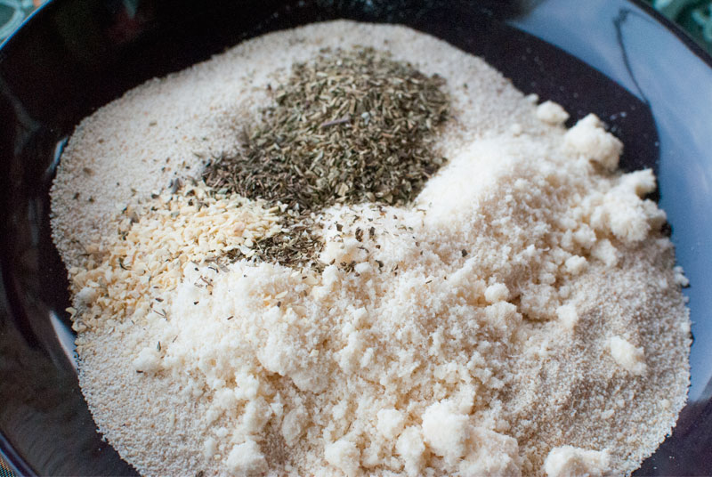 Breadcrumbs with parmesan, garlic and herbs