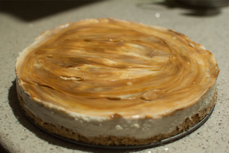 Cheesecake - Tarta de queso con dulce de leche, sin horno