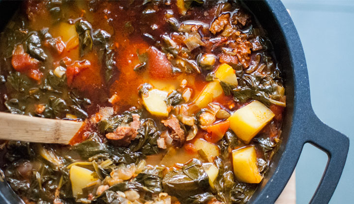 Spanish chorizo and chickpea stew