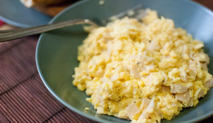 Perfect scrambled eggs with ham - VAL EN BARCELONA, My Cooking DairyVAL ...